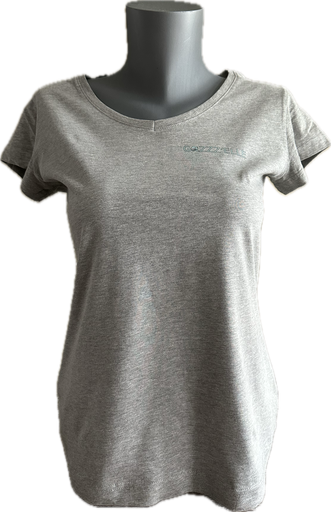 T-Shirt GAZZZ'ELLE CLASSIC gris et vert d'eau