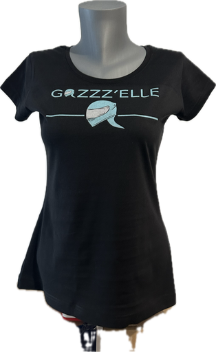 T-shirt GAZZZ'ELLE ONE Noir et bleu